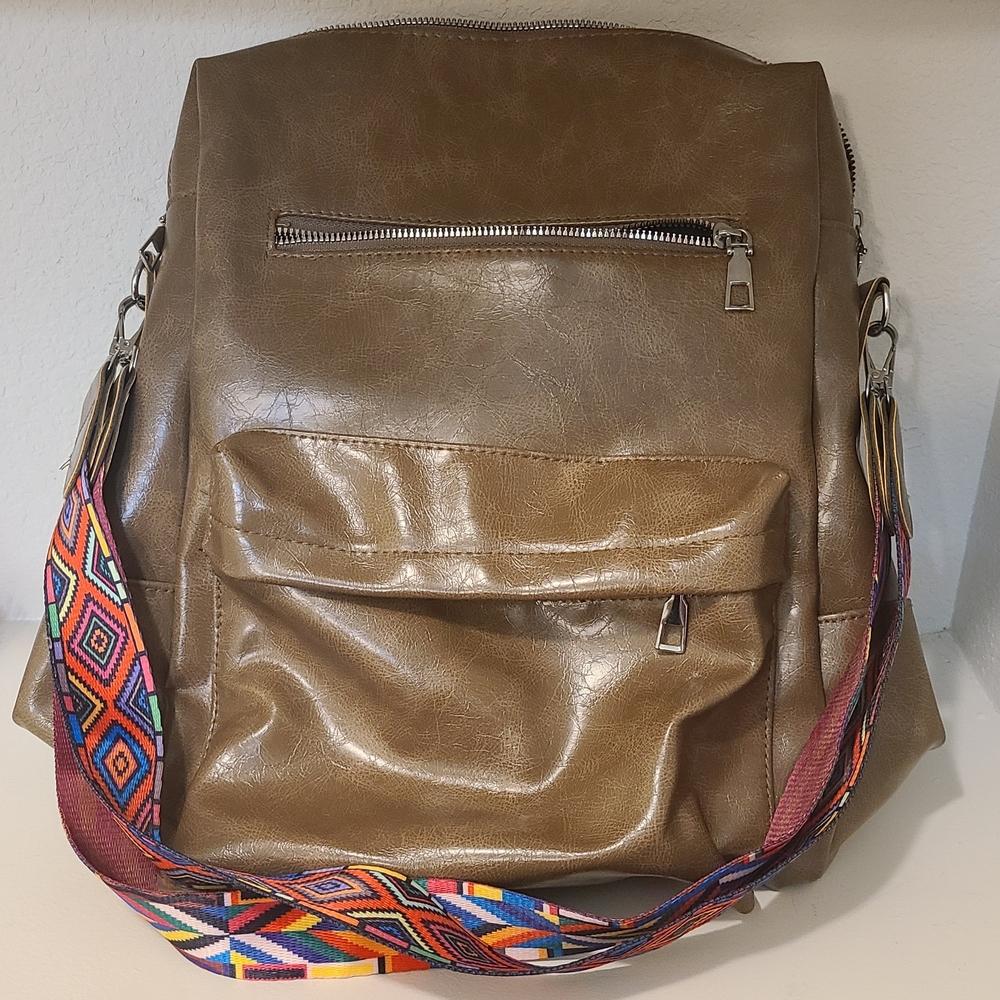 Stylish Olive Brown Bag